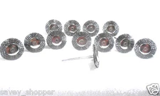 STAINLESS WIRE WHEEL BRUSH LOT OF 12 PC. 1-1/2" INCH FOR ROTARY TOOL 1/8th SHANK