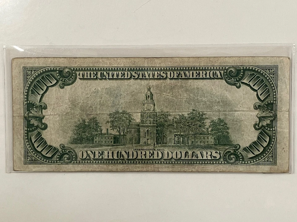 1934 Series A  $100 Federal Reserve Note NEW YORK NY - Image 2 of 4