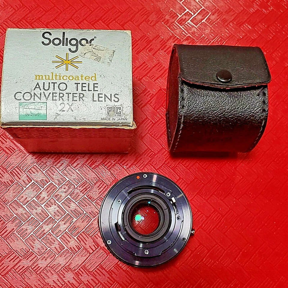 Soligor MC (Multicoated) Auto Tele Converter 2x Lens to fit Contax Made in Japan - Image 2 of 4