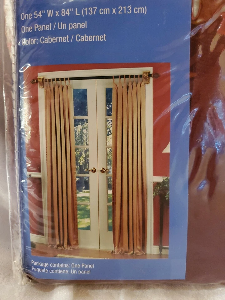 Designable 54"W x84"L Glamour Panel Color is Cabernet - Image 4 of 4