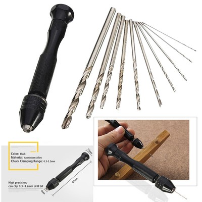 20pc HSS Metal Micro Tiny Mini Small Drill Bit Set Metric 0.3mm-1.6mm fishing