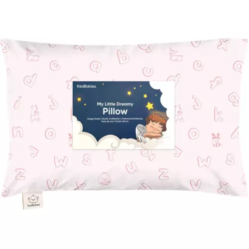 Toddler Pillow with Pillowcase - 13X18 My Little Dreamy Kids Travel Bed Pillows 