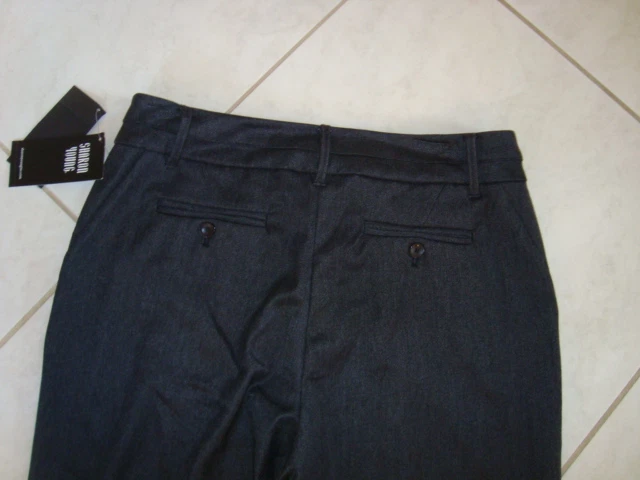 Sharon Young Womens NWT Essential Fall 2011 Dark Gray Pants Size 10 L 31" NEW - Image 4 of 4