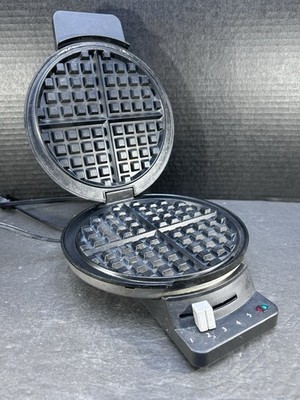 Cuisinart WMR-CA Round Classic Waffle Maker Iron Tested Works 8in Round