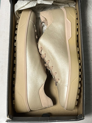 NEW ECCO Women's Golf Tray Hybrid Hydromax Ortholite Shoes Rose Pearl Sz 11 US
