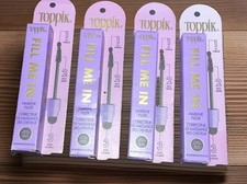 4 Pack Toppik Fill Me In Hairline Filler DARK BROWN for Thicker Looking Hair
