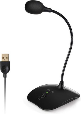 USB Microphone 360 Degree Adjustable UM6 Noise Cancelling Plug & Play Gaming