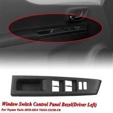 Inner Left Window Switch Control Panel Bezel For Toyota Yaris 2010-2014 2012