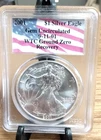 2001 American 1 Oz Silver Eagle $1 PCGS GEM BU+ 9-11-01 WTC Ground Zero Recovery