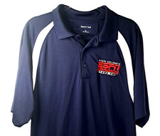 State College's ESPN Radio 1450 AM Polo Shirt Men's XL Navy Blue Penn State