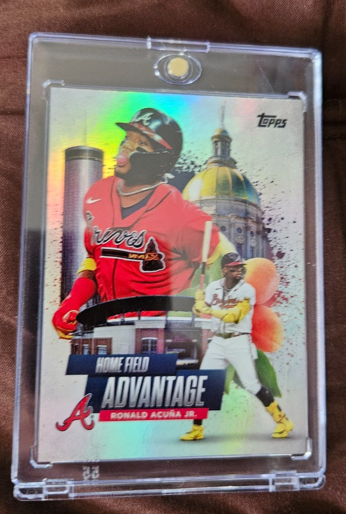 2025 Topps Series 1 #HA-2 Ronald Acuna Jr Home Field Advantage Braves
