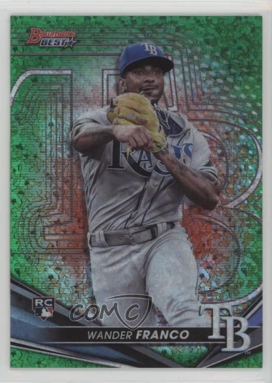 2022 Bowman's Best Green Mini-Diamond Refractor 20/99 Wander Franco Rookie RC