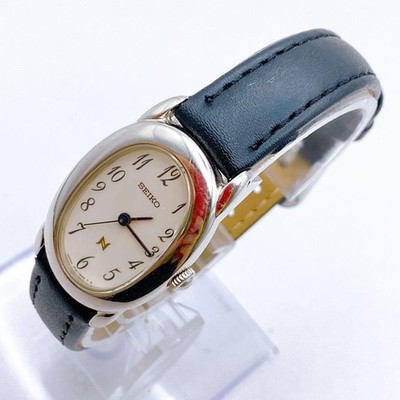 SEIKO Noie 1F21-5B70 White Dial Silver Watch Women Quartz Japan