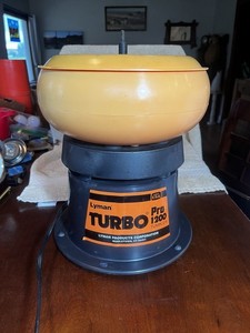 Lyman Turbo Pro 1200 Tumbler Brass Case Cleaner, 13 in. Made in USA