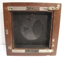 VINTAGE AIR POWERED LARGE FORMAT ILEX ILEXPO SHUTTER 9X9 4 1/4" OPENING