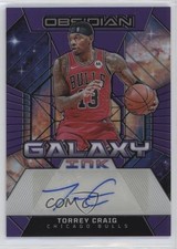 2023 Obsidian Galaxy Ink Electric Etch Purple Flood 26/49 Torrey Craig Auto 0rd2