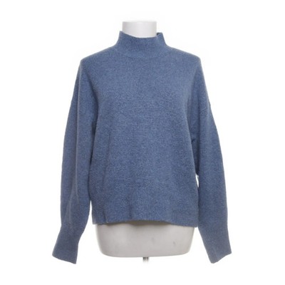 H&M, Strickpullover, Größe: XS, Blau, Acryl/Elasthan/Polyamid/Wolle #Avp