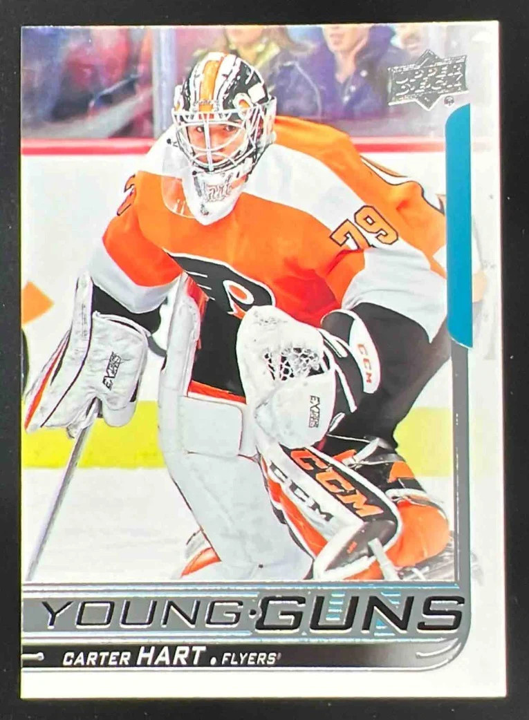 2018-19 Upper Deck #491 Carter Hart Young Guns RC