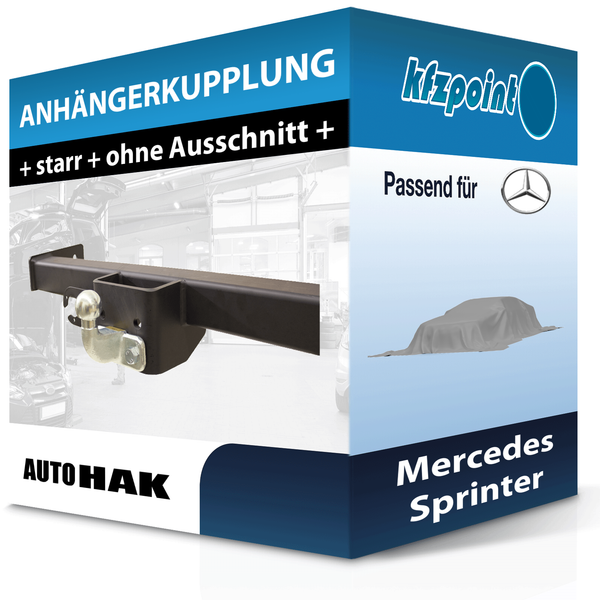 für Mercedes Sprinter 01.2000-05.2006 Auto HAK AnhäNgerkupplung Starr Neu-image