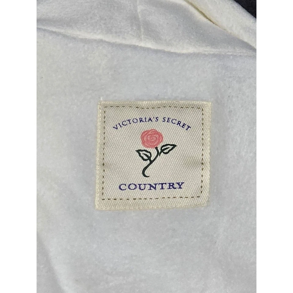 Bata de campo Victoria's Secret M/L blanca crema polar acogedora cómoda Foto 2 de 4