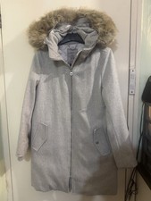 BNWT Ladies grey wool coat by Joules. Size 10.