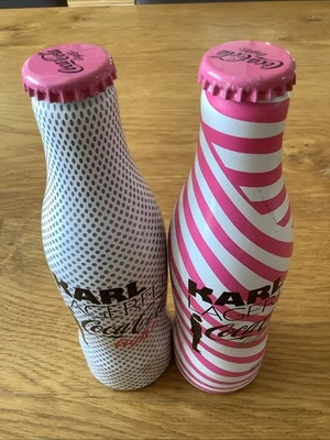 Deux Bouteilles Coca Cola Karl LAGERFIELD Pleines - Photo 1/3