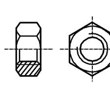 100x Nut; hexagonal; M2,5; 0.45; steel; Plati...