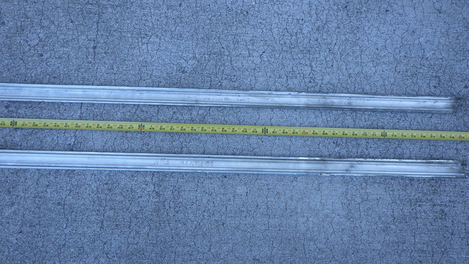 1966 - 1967 Falcon Futura Sedan Ford OEM Rocker Panel Trim Moldings