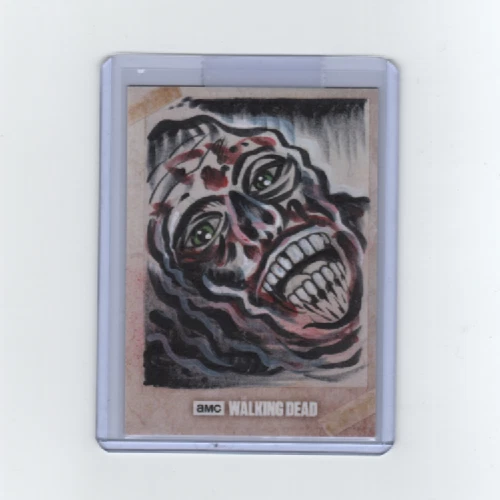 Walking Dead with Sketch Collectable Trading Cards for sale | eBay
