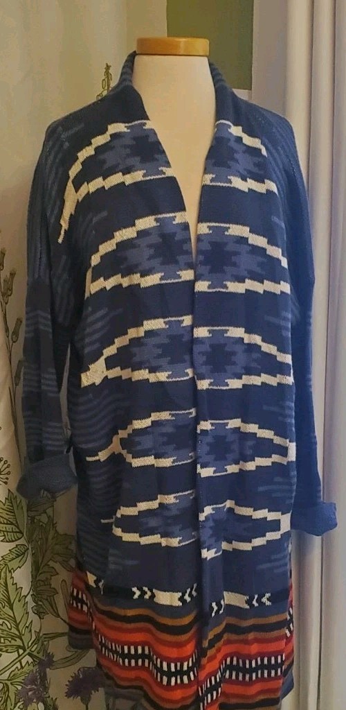 Pendleton Wool Southwest Geometric Pattern Cardig… - image 1