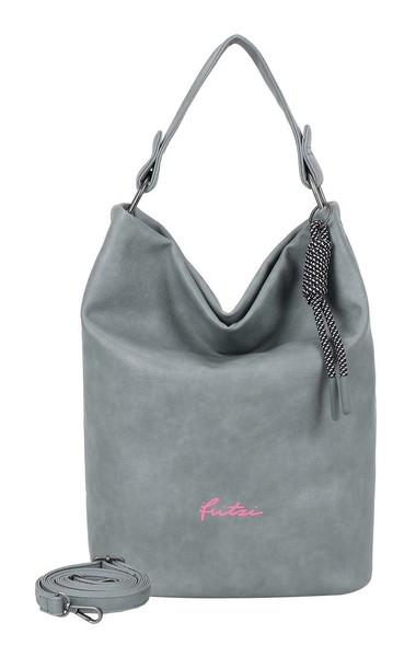 Fritzi Aus PreußEn Lou Hobo Schultertasche Tasche Blue-Grey Blaugrau Neu-image