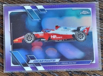 2021 Topps Chrome Formula 1 Oscar Piastri  Purple #289/399 #117