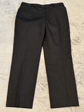 Jones New York Signature Pants Women's 12 Black Business Straight Career Stretch