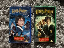 Harry Potter Y1 & Y2 VHS 2-Tape Set (First UK Retail Editions S022658 / S023592)