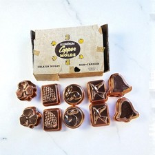 Vtg Kitchen King Aluminum Copper Gelatin Molds Non-Tarnish Set 10 Original Box Vtg Kitchen King Aluminum Copper Gelatin Molds Non-Tarnish Set 10 Original Box - Image 1