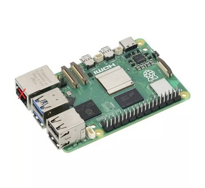 Raspberry Pi 5 4GB - voll funktionsfähig außer Ethernet Port