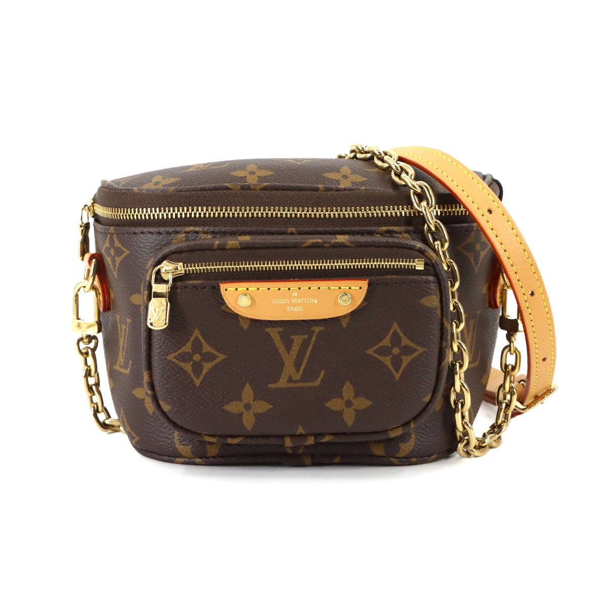 LOUIS VUITTON Monogram Mini Bumbag Chain Hand Shoulder Bag M82335 90309862