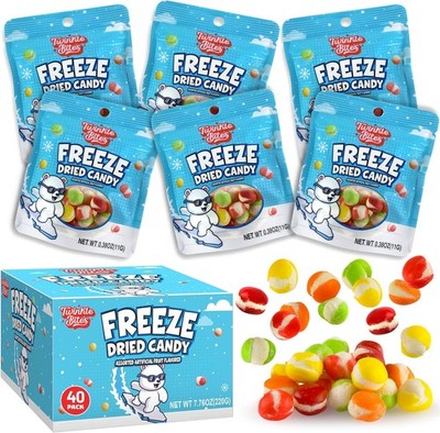 Freeze Dried Candy- Per Bag - Bulk Candy - Resealable Bag For, Kids,