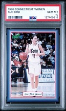 1998 UConn Women Sue Bird Pre Rookie Storm GOAT 1st Card PSA 10 GEM MINT Low Pop