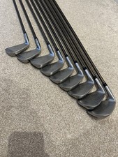 Grand Slam Powerblit irons. SW - 3 iron. X9 Clubs. Original grand slam shafts.