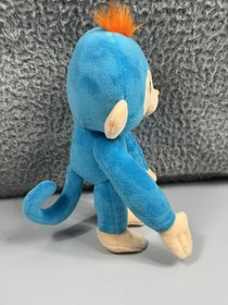 Fingerlings 9" Plush Monkey Animal Posable Arms & Legs Toy  Blue