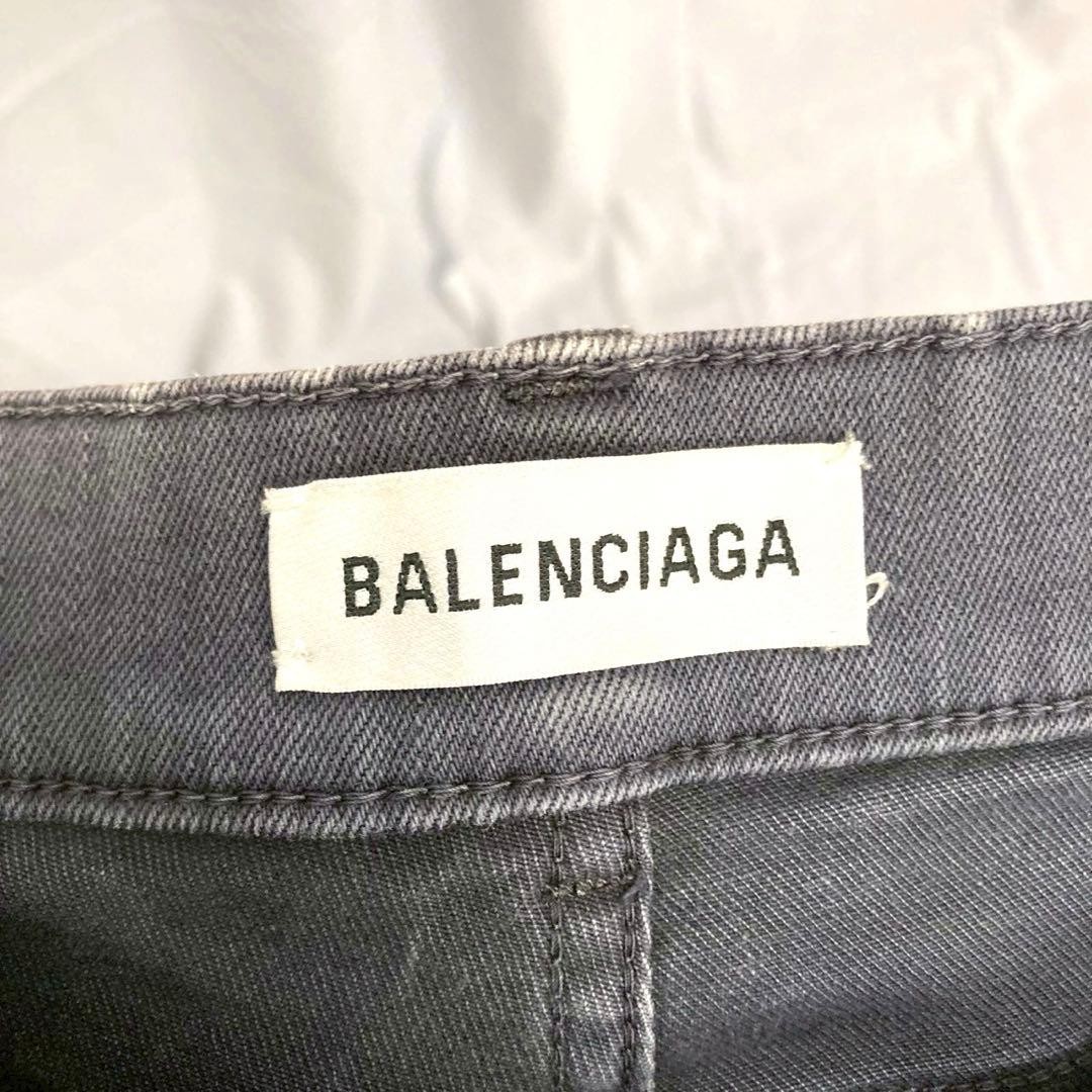 Extreme Balenciaga Men'S Pants Jeans Gray thumbnail 6