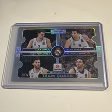Panini Real Madrid Team Quads #1 Contenders /199 EuroLeague Basketball 2025-26