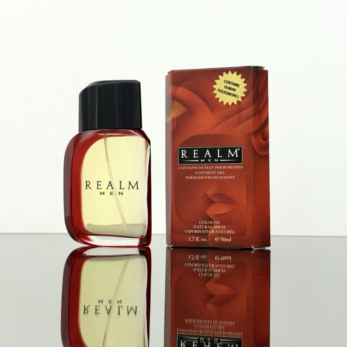 REALM by EROX For Men Cologne 1.7oz-50ml EDC Spray *RARE VINTAGE