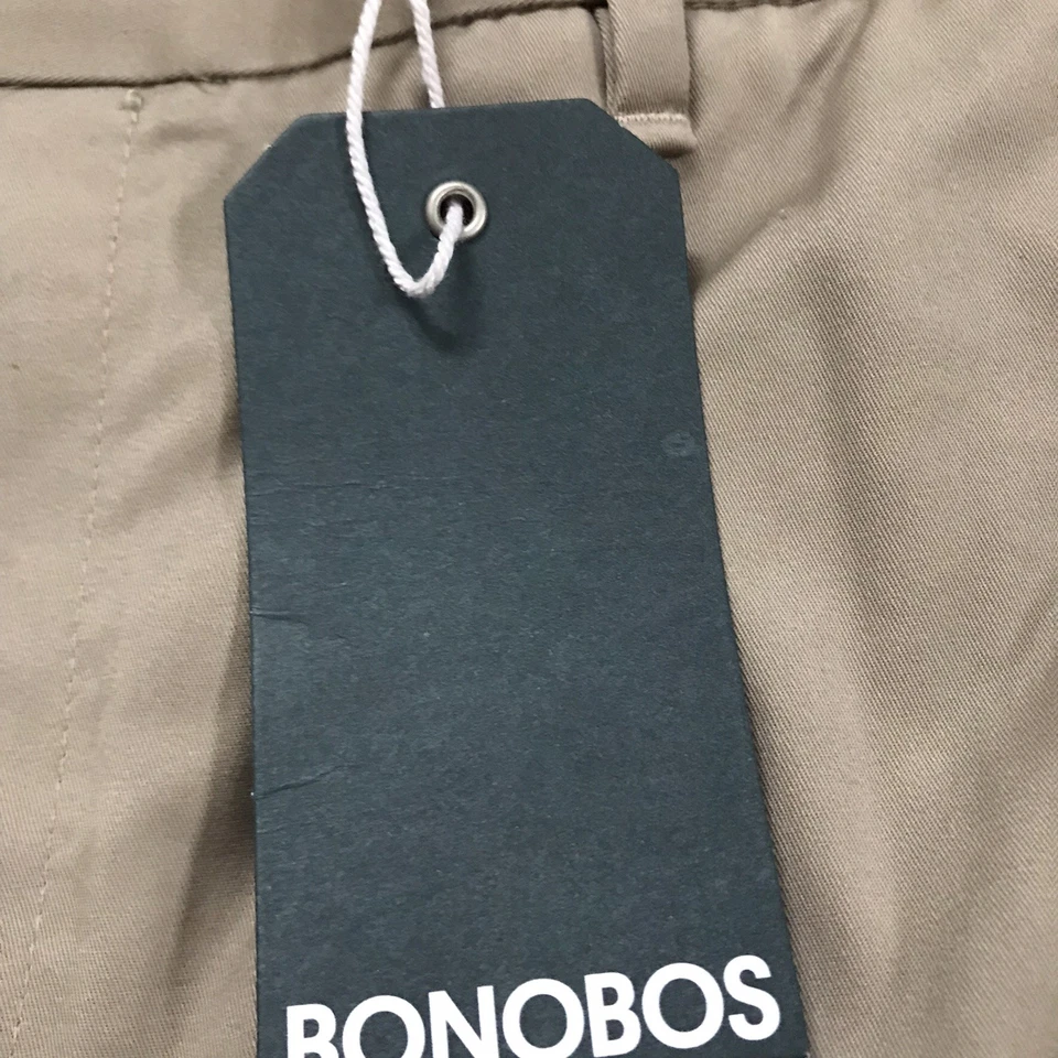 Pantalones chinos Bonobos para hombre 34x30 tostados miércoles elásticos días laborables guerreros nuevos con etiquetas $98 Foto 3 de 4