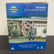 NEW PetSafe PIF-300 INSTANT WIRELESS DOG FENCE PIF300 WITH WATERPROOF COLLAR