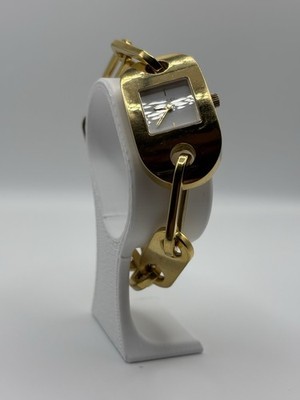 Vintage Gucci 6155L.26107 Gold Tone Dress Watch Women's Quartz New