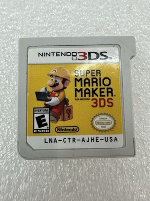 Super Mario Maker Nintendo 3DS (Nintendo 3DS, 2016) Authentic Cartridge Tested