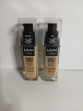 NYX Lot Of 2 Cant Stop Wont Stop Full Coverag...