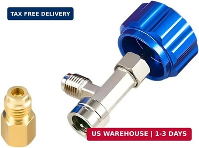 R1234yf Self-Sealing Can Tap, Refrigerant Can Opener with Tank Adapter for 1/4''